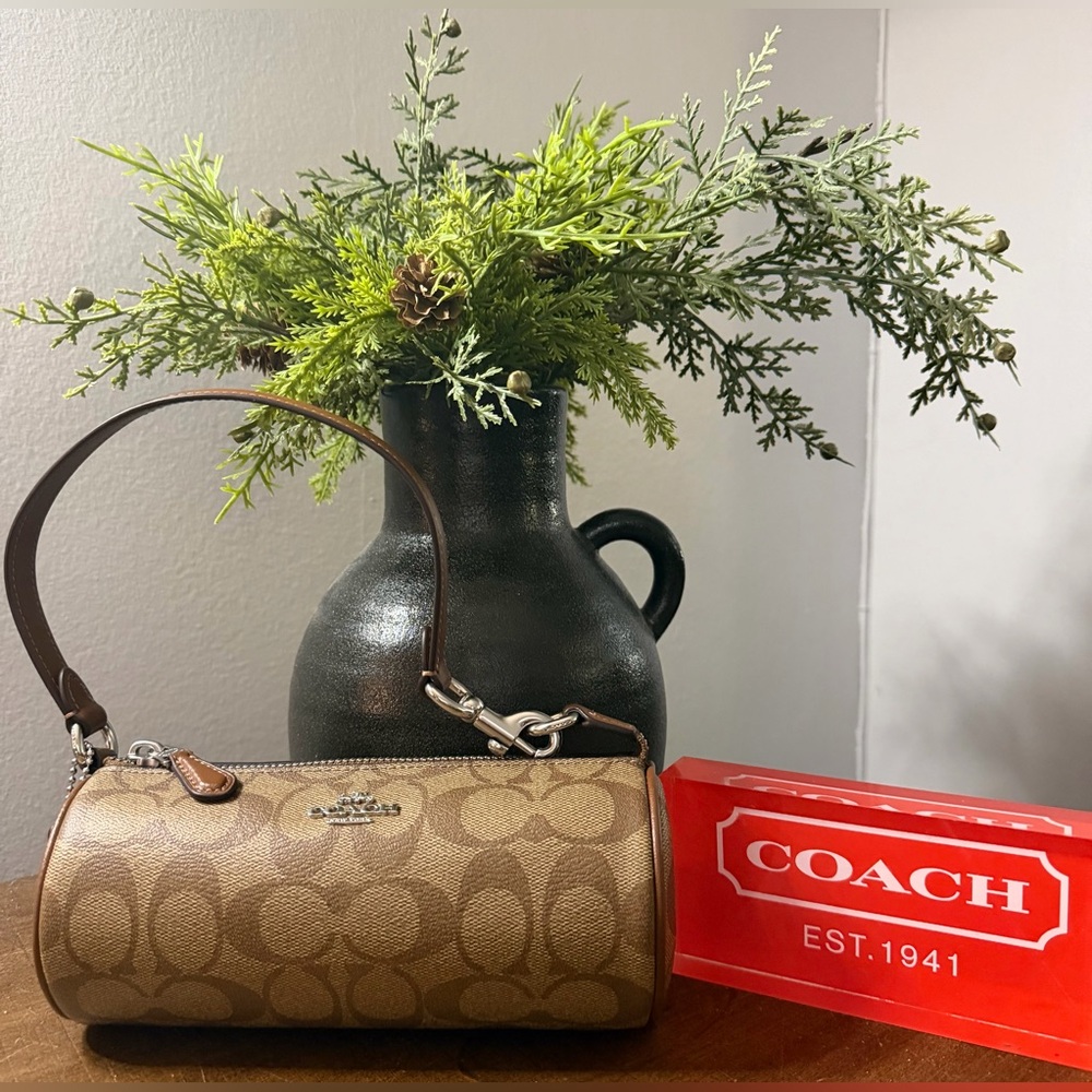 Coach Signature Nolita Barrel Bag (NWT)